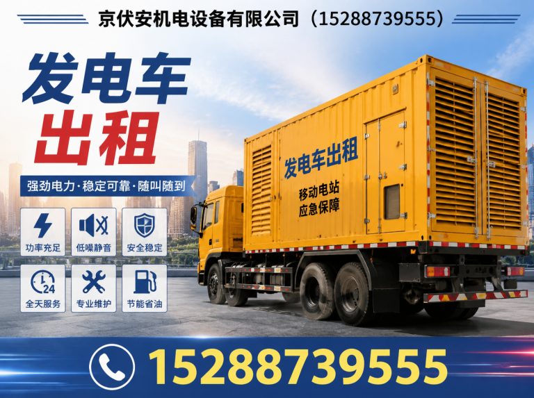 常州柴油发电机组出租展示图