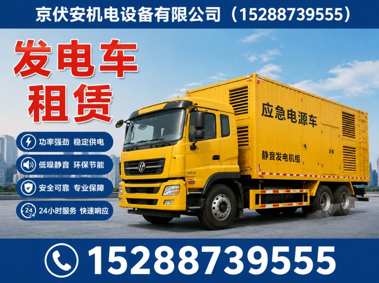 常州发电机出租展示图